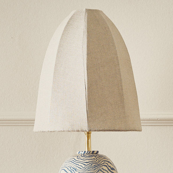 Swan Blue & White Table Lamp