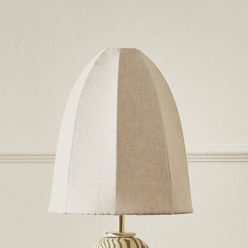 Franklyn Bi-Colour Brown & White Table Lamp