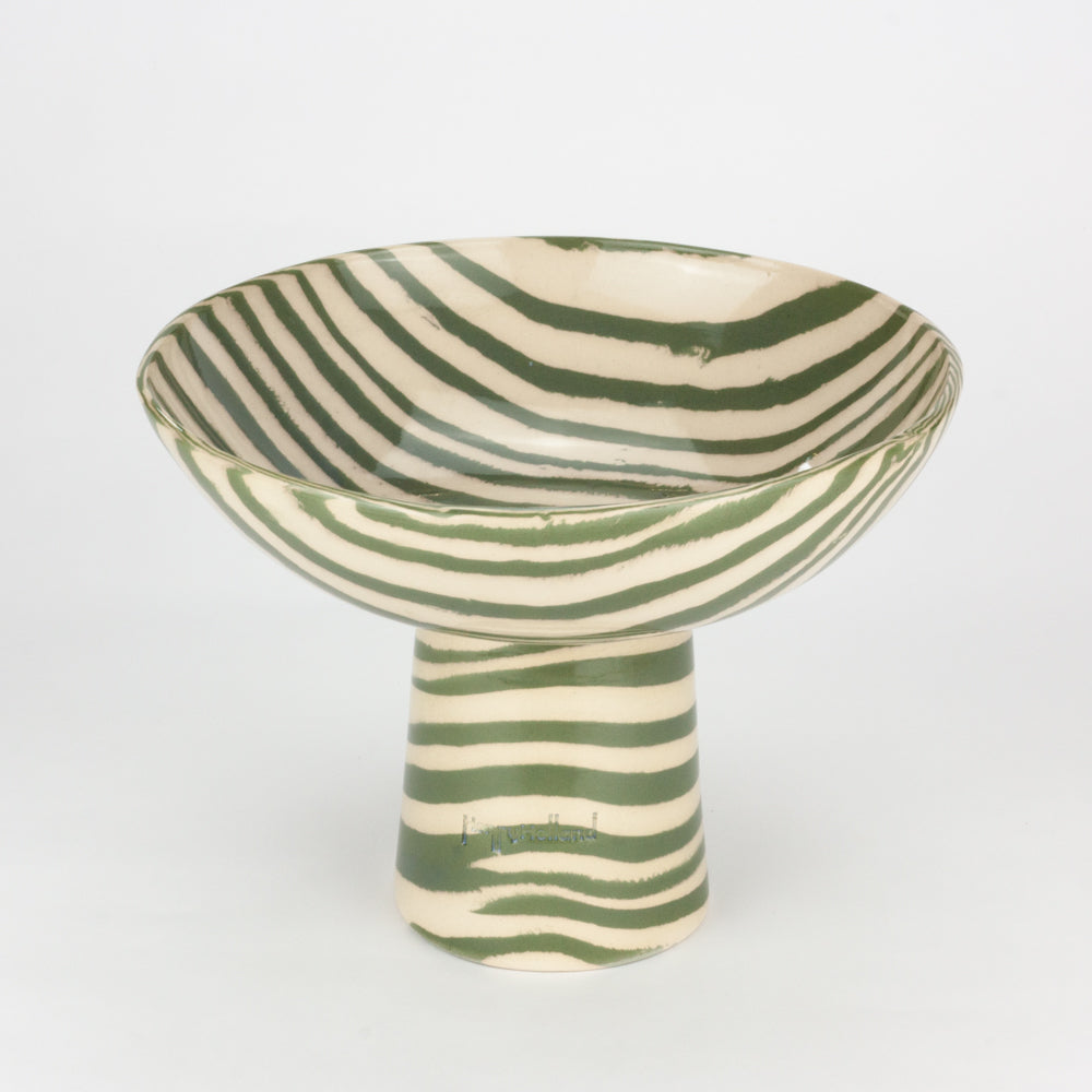 Green & White Medium Chalice