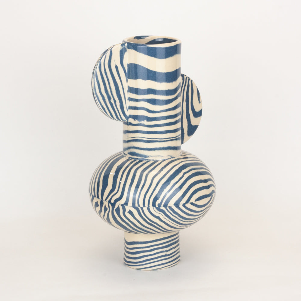 Blue & White Profumo Vase