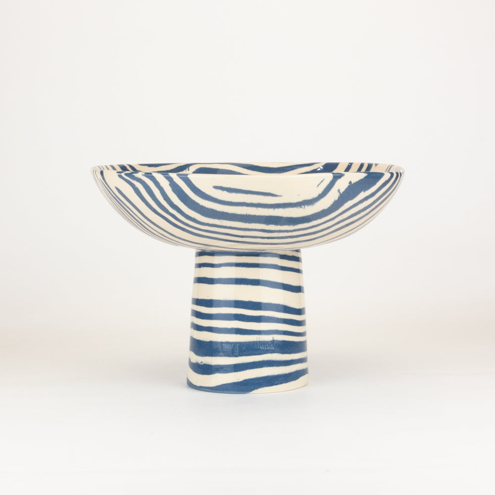 Blue & White Medium Chalice Bowl