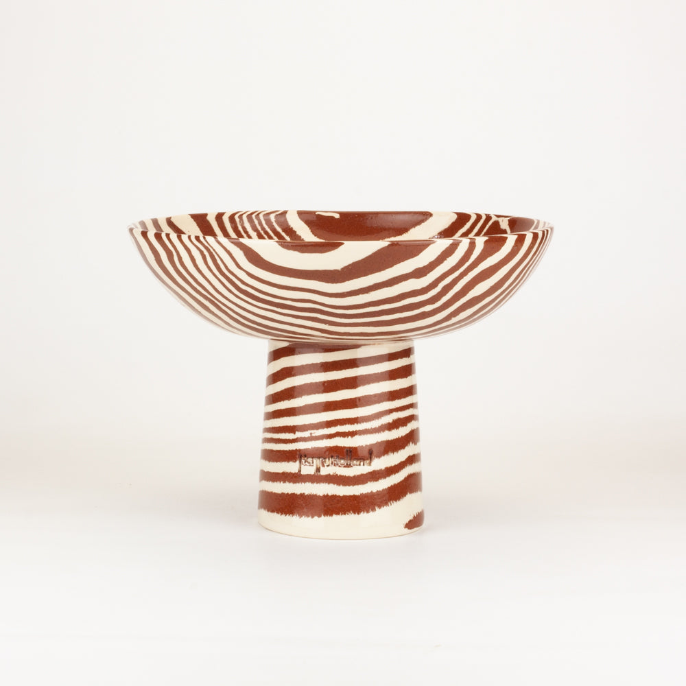 Terracotta & White Medium Chalice