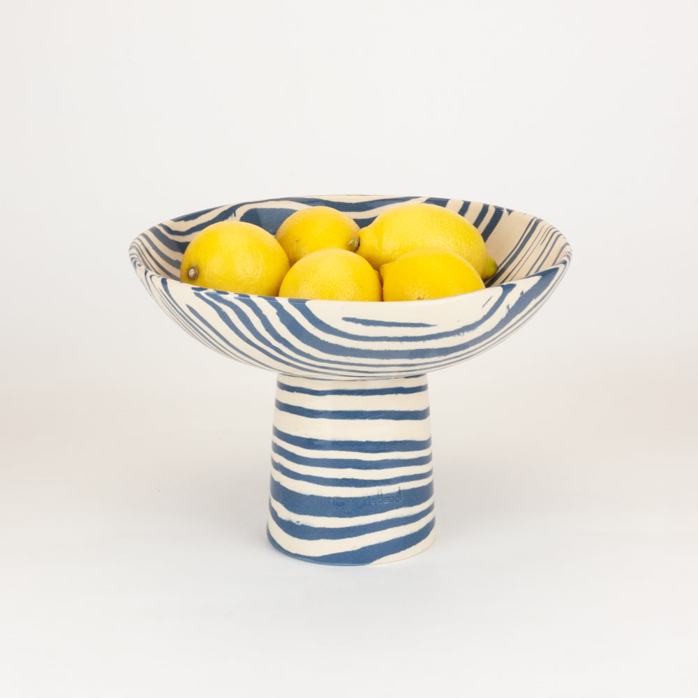 Blue & White Medium Chalice Bowl