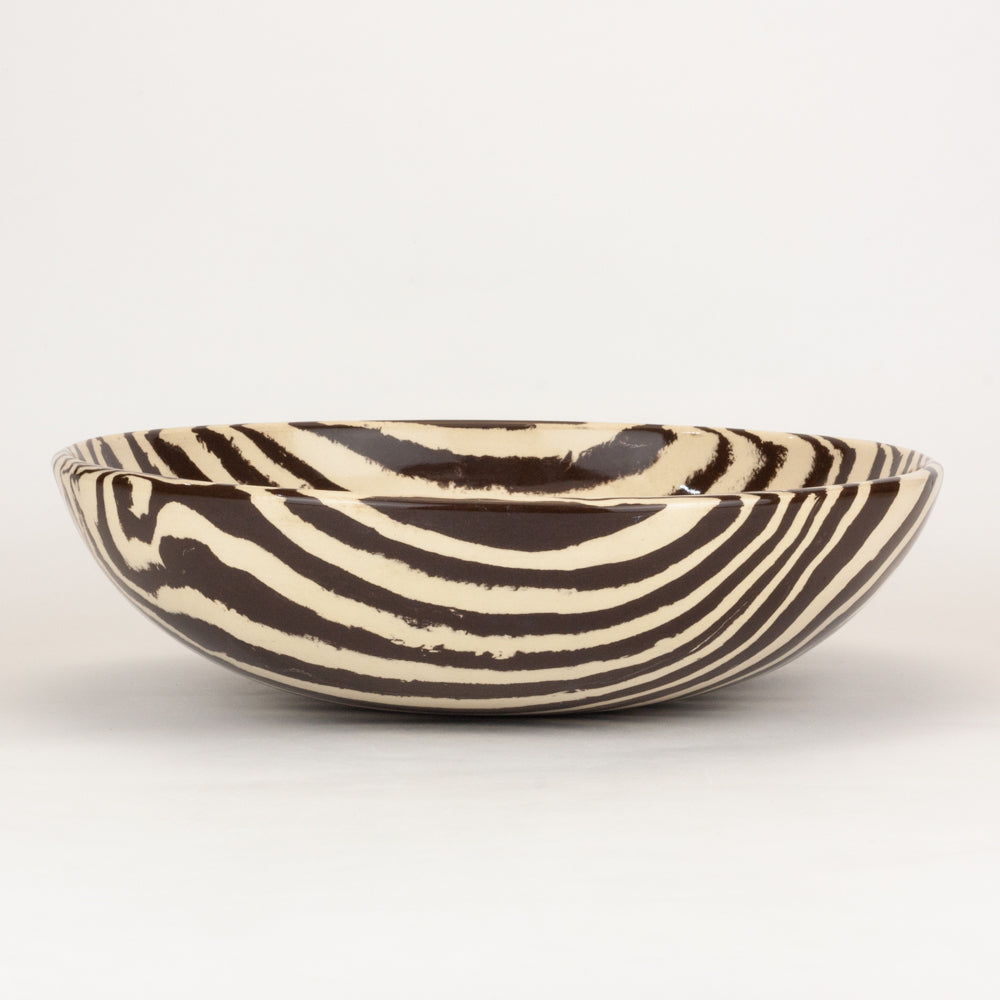 Brown & White Fruit Bowl