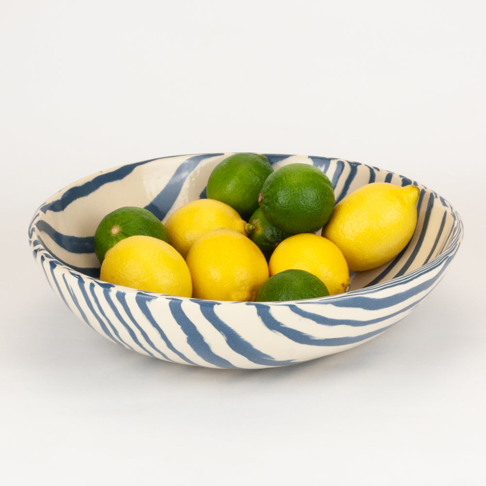 Blue & White Fruit Bowl