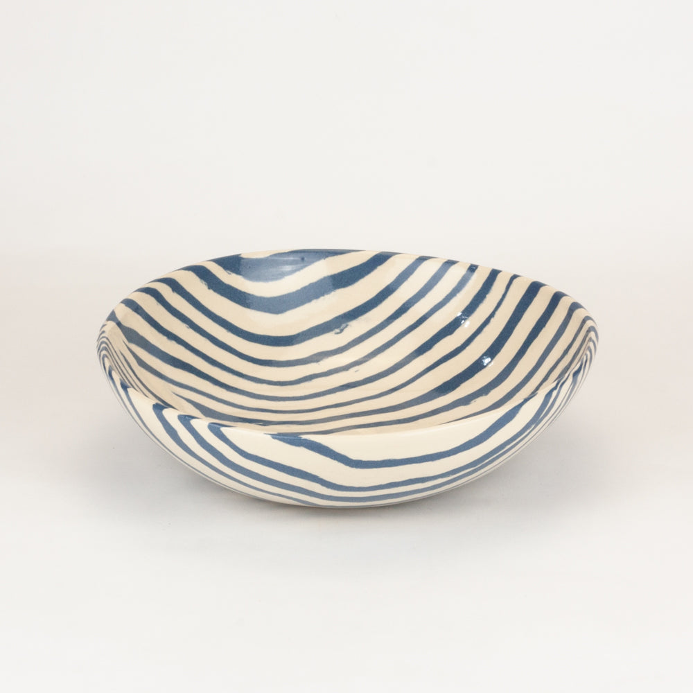 Blue & White Salad Bowl