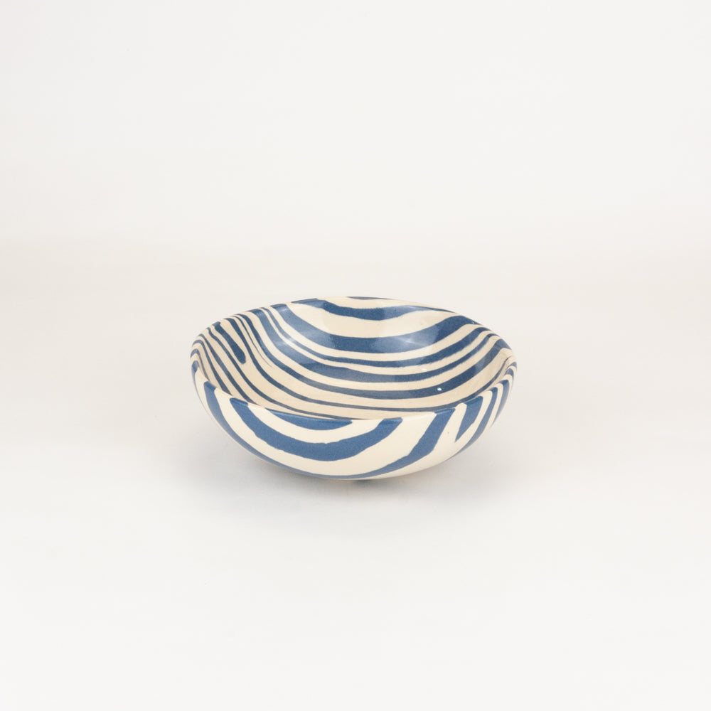 Set of 2 Blue & White Small Bowls