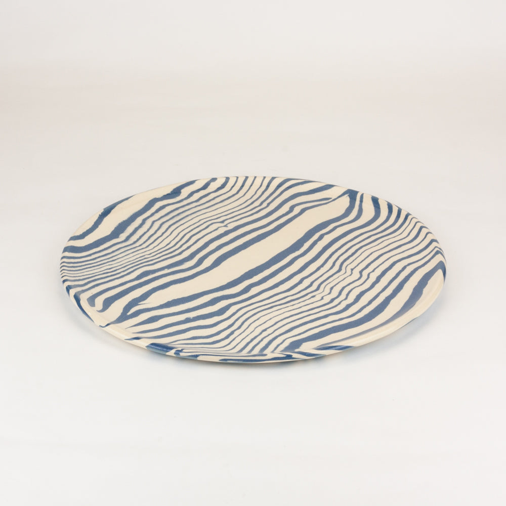 Blue & White Dinner Plate