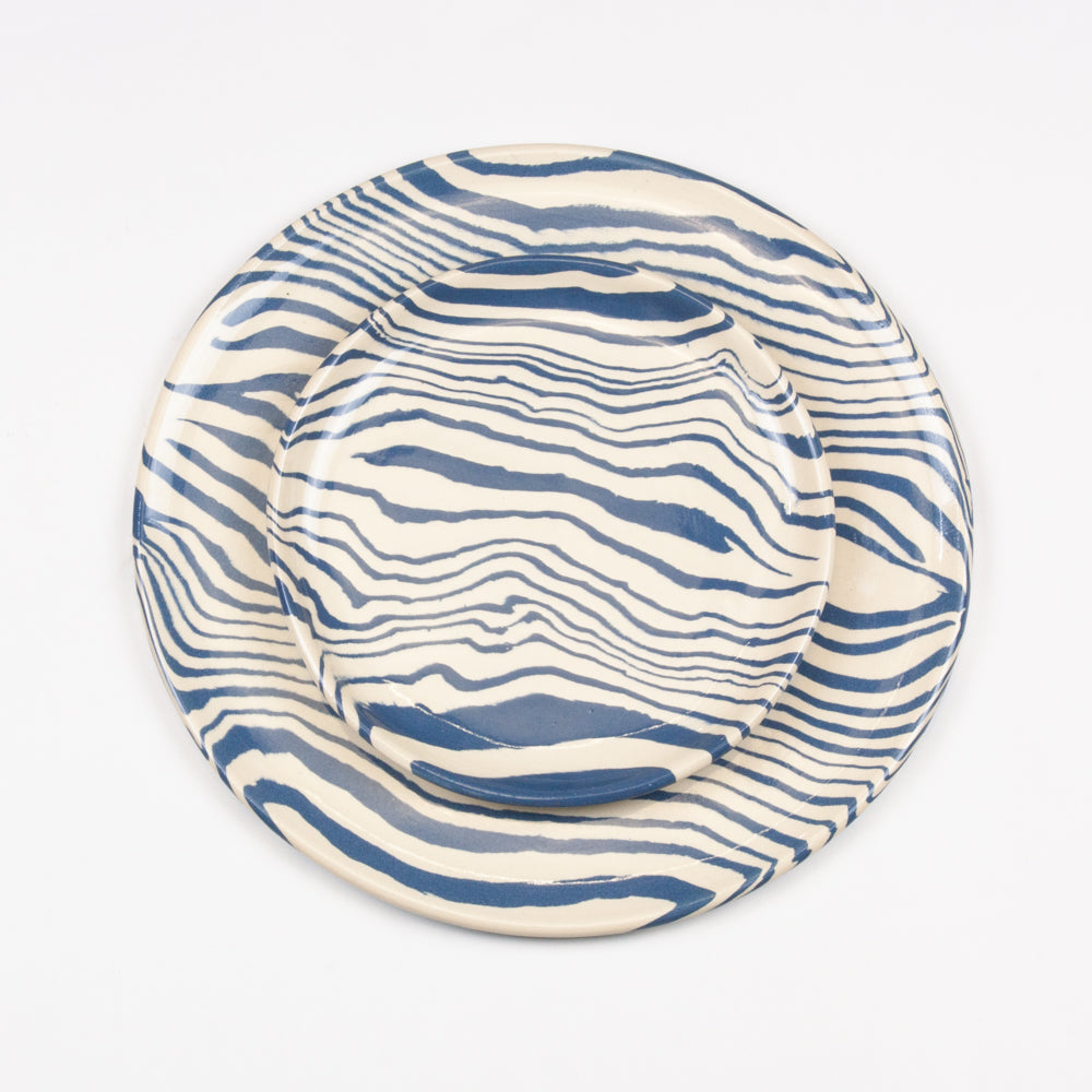 Blue & White Dinner Plate