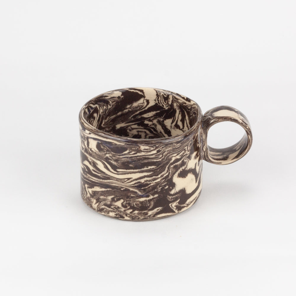 Brown & White Galaxy Hug Mug