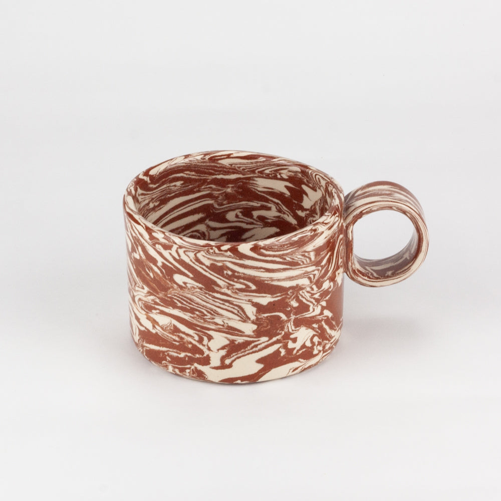 Terracotta & White Galaxy Hug Mug