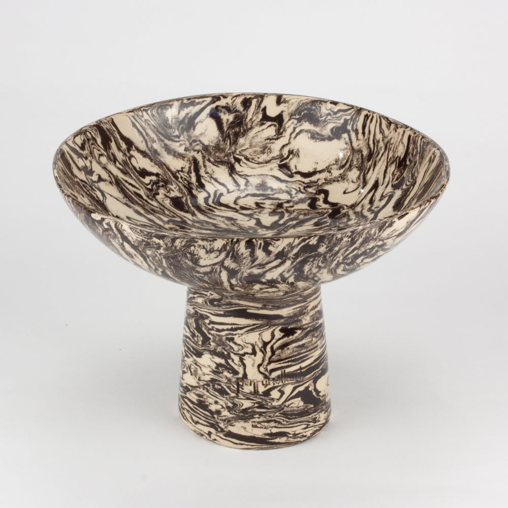 Brown & White Galaxy Medium Chalice