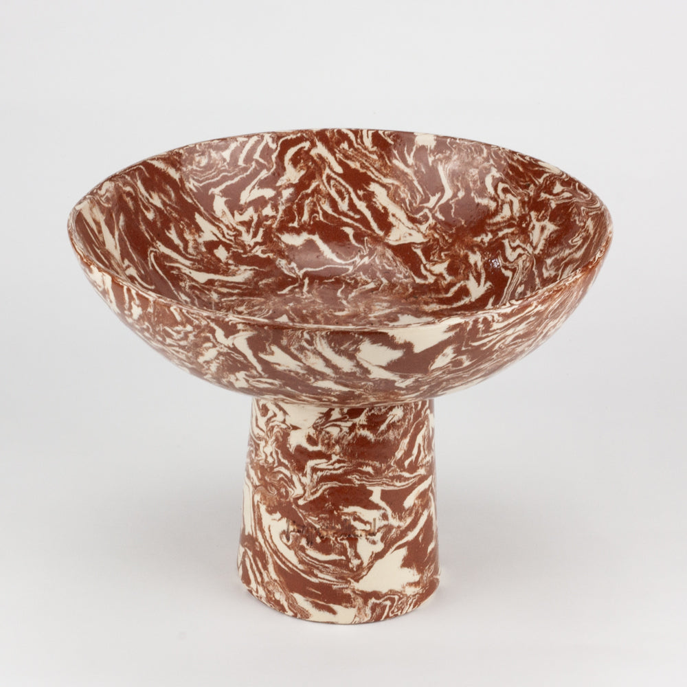 Terracotta & White Galaxy Medium Chalice