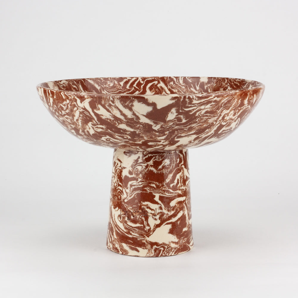 Terracotta & White Galaxy Medium Chalice