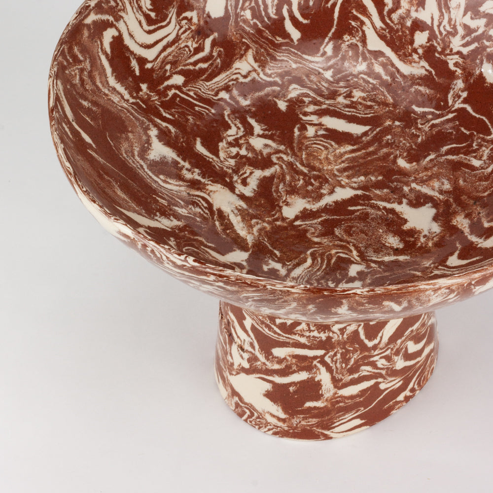 Terracotta & White Galaxy Medium Chalice