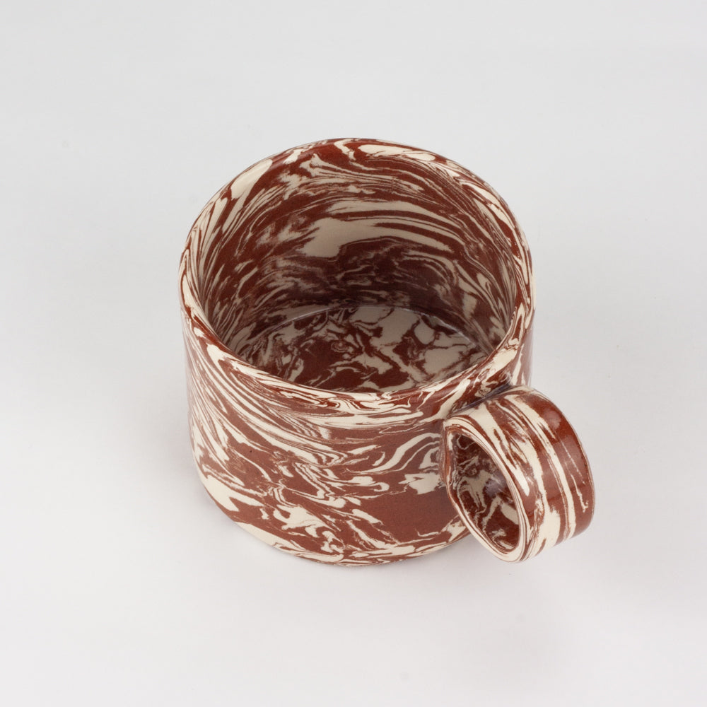 Terracotta & White Galaxy Hug Mug