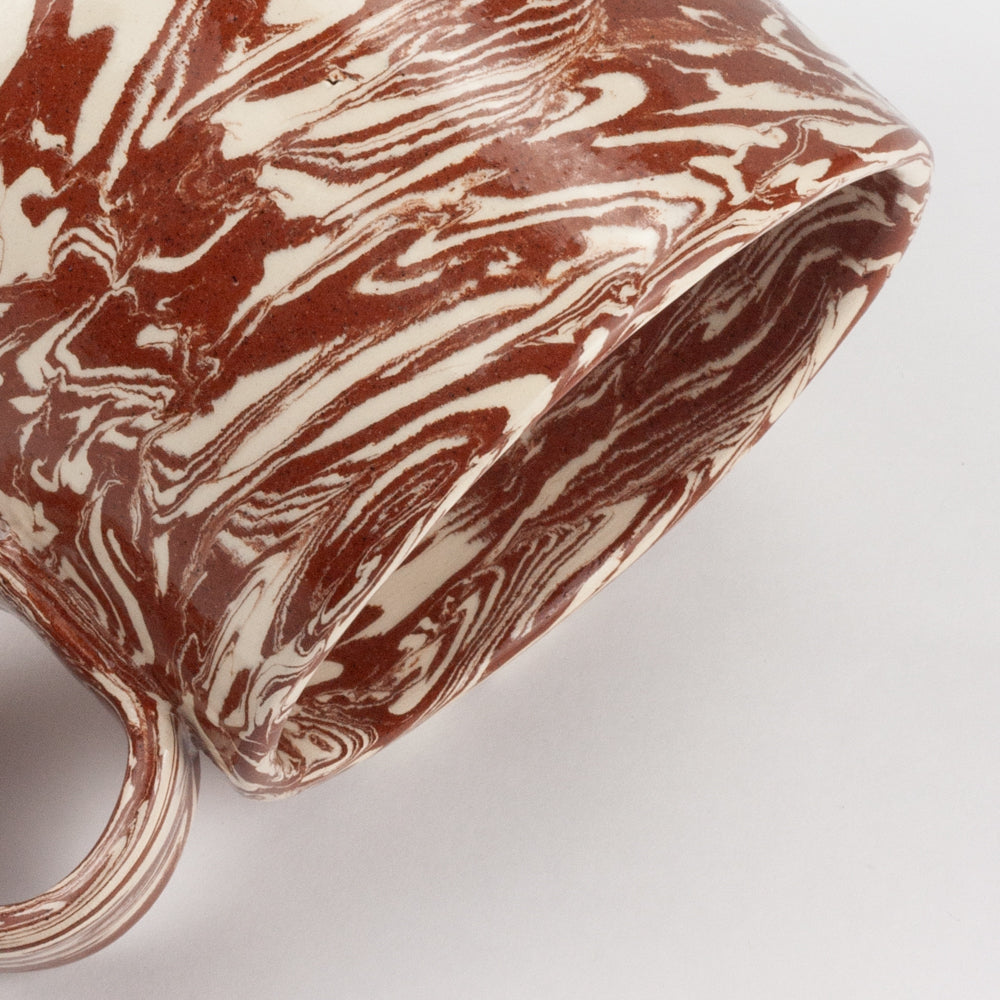 Terracotta & White Galaxy Hug Mug