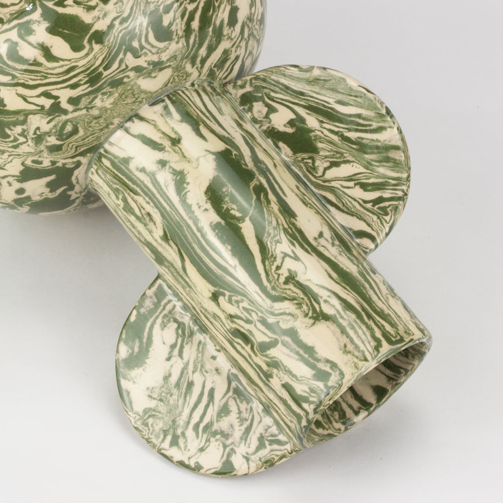 Green & White Galaxy Profumo Vase