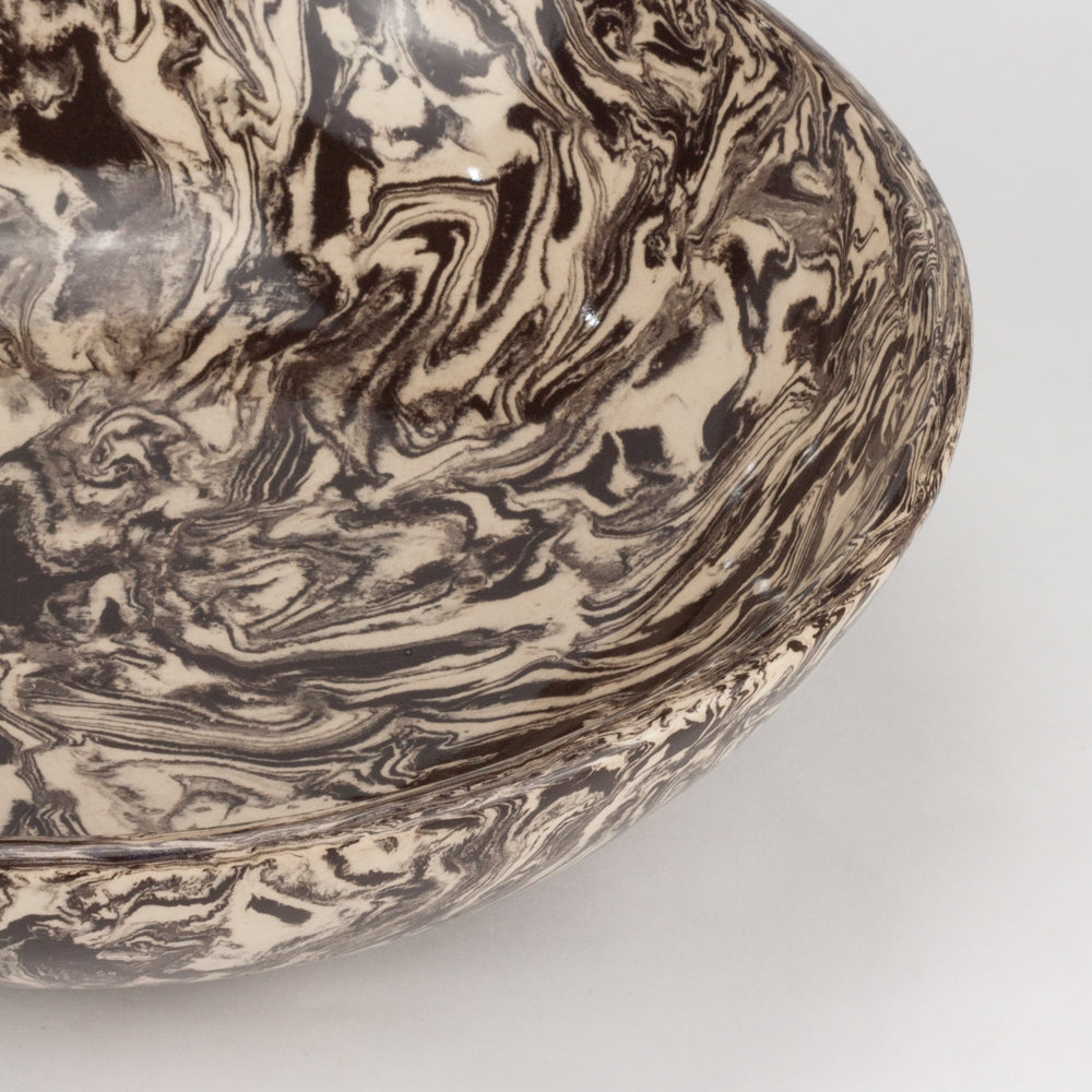 Brown & White Galaxy Fruit Bowl