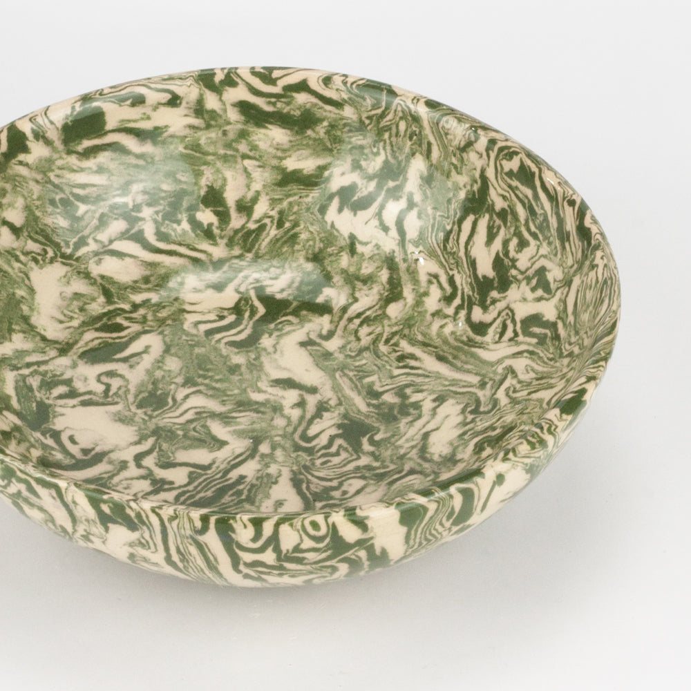 Green & White Galaxy Small Bowl