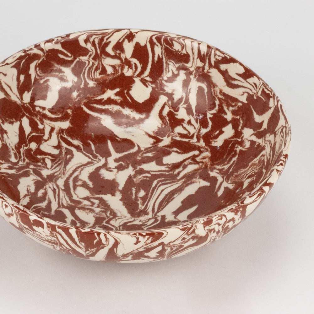 Terracotta & White Galaxy Small Bowl