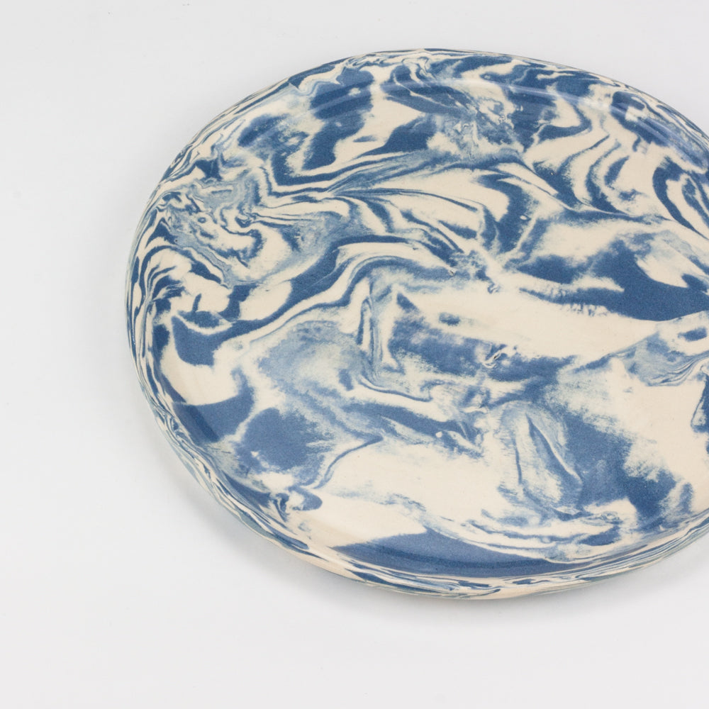 Blue & White Galaxy Side Plate