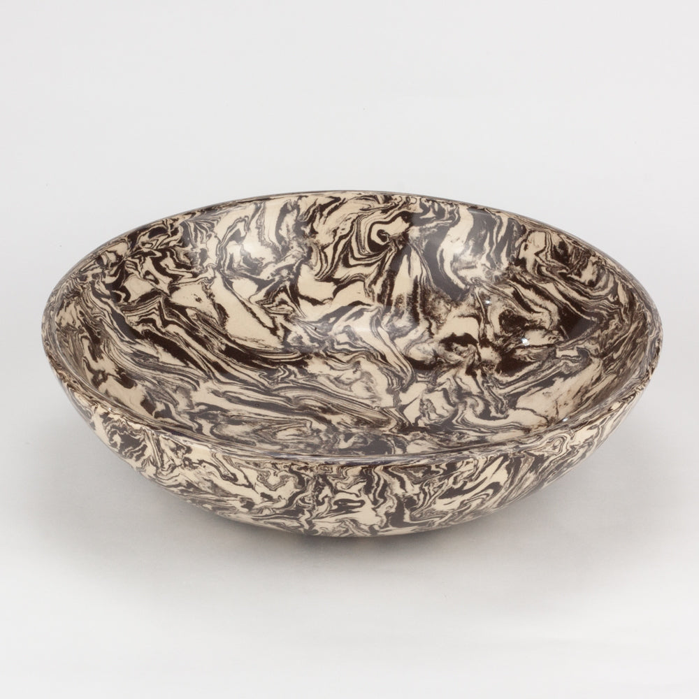 Brown & White Galaxy Fruit Bowl