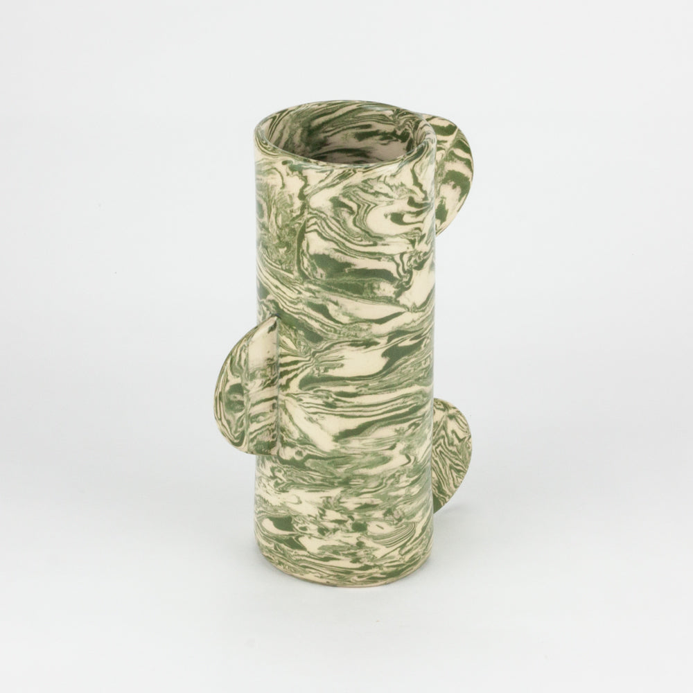 Green & White Galaxy Mini Great Hey Vase