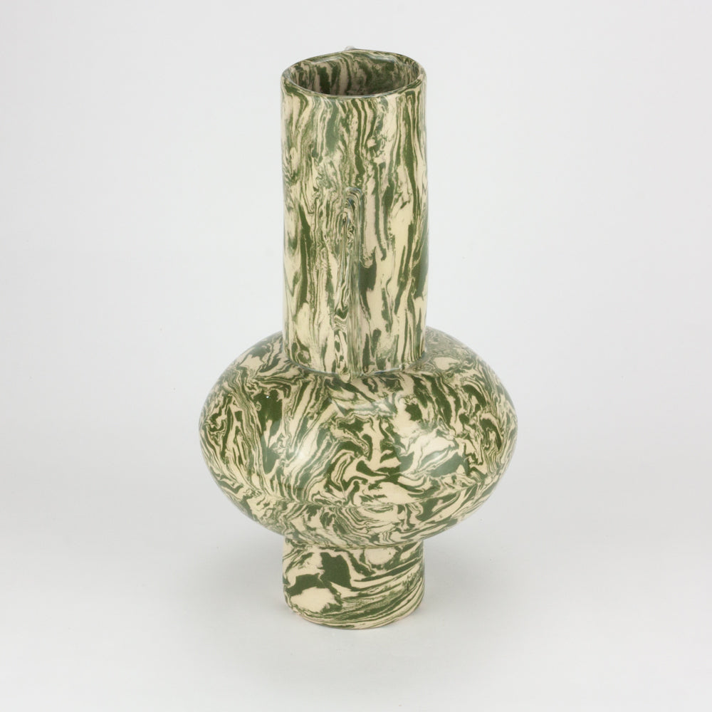 Green & White Galaxy Profumo Vase