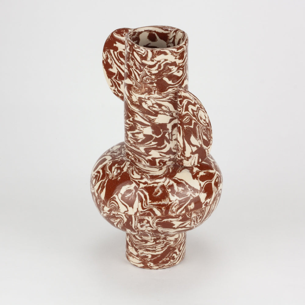 Terracotta & White Galaxy Profumo Vase