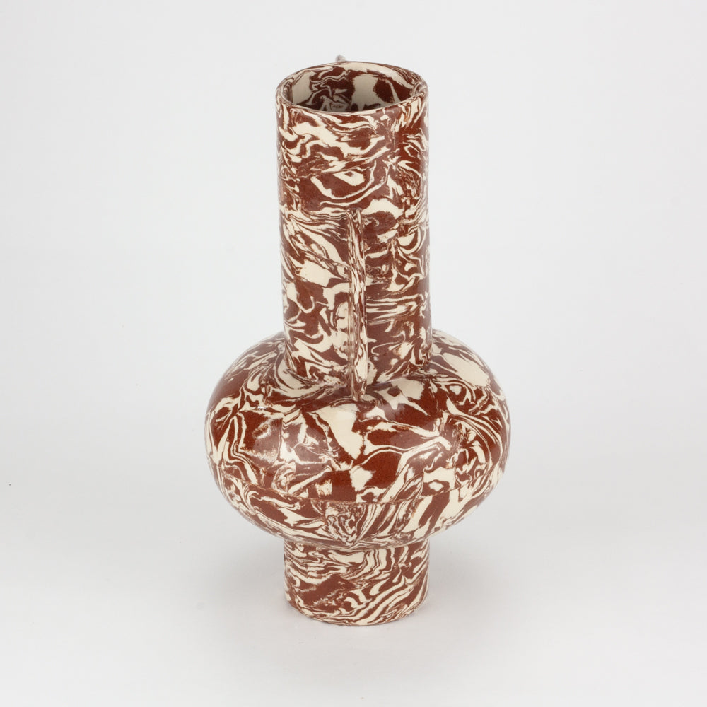 Terracotta & White Galaxy Profumo Vase