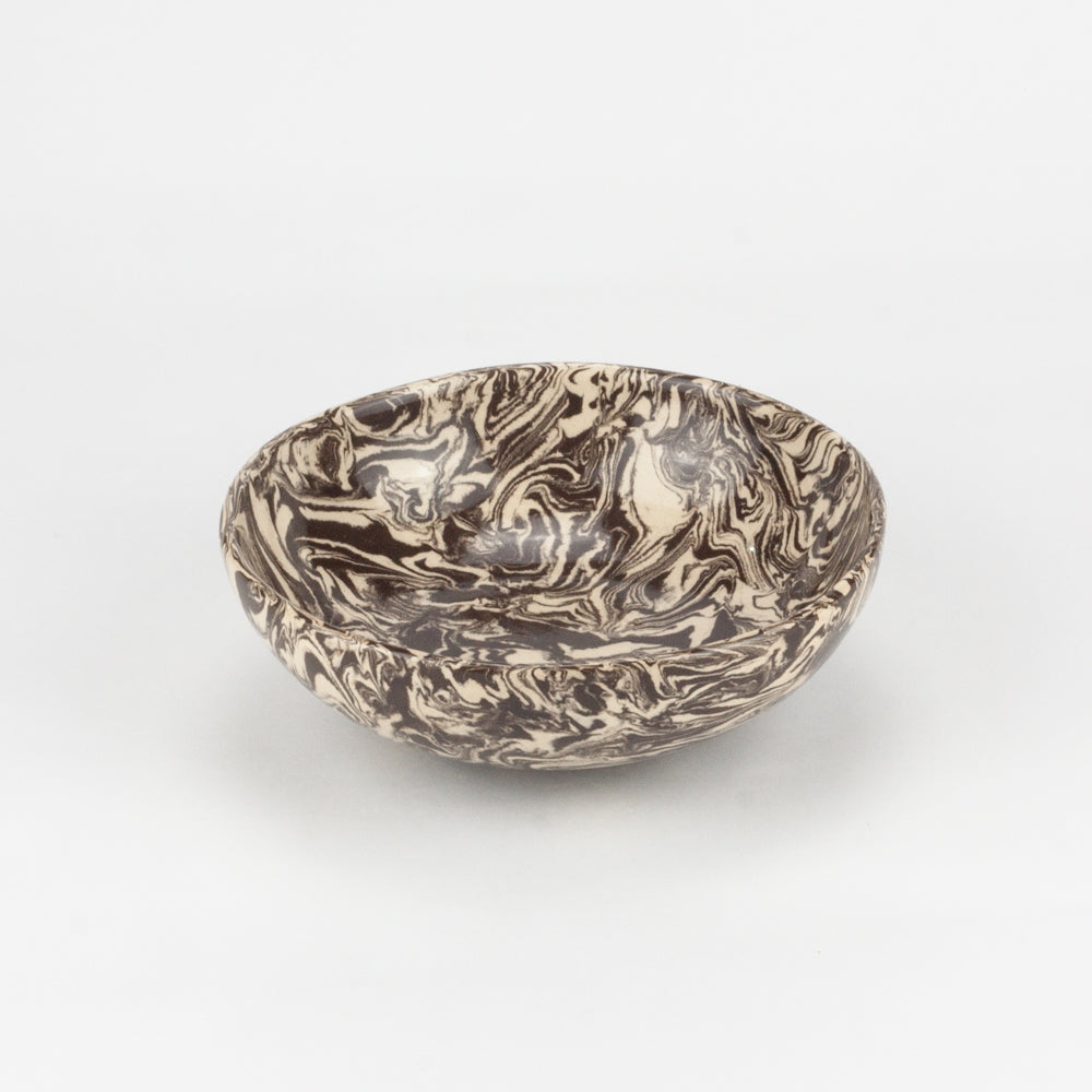 Brown & White Galaxy Small Bowl