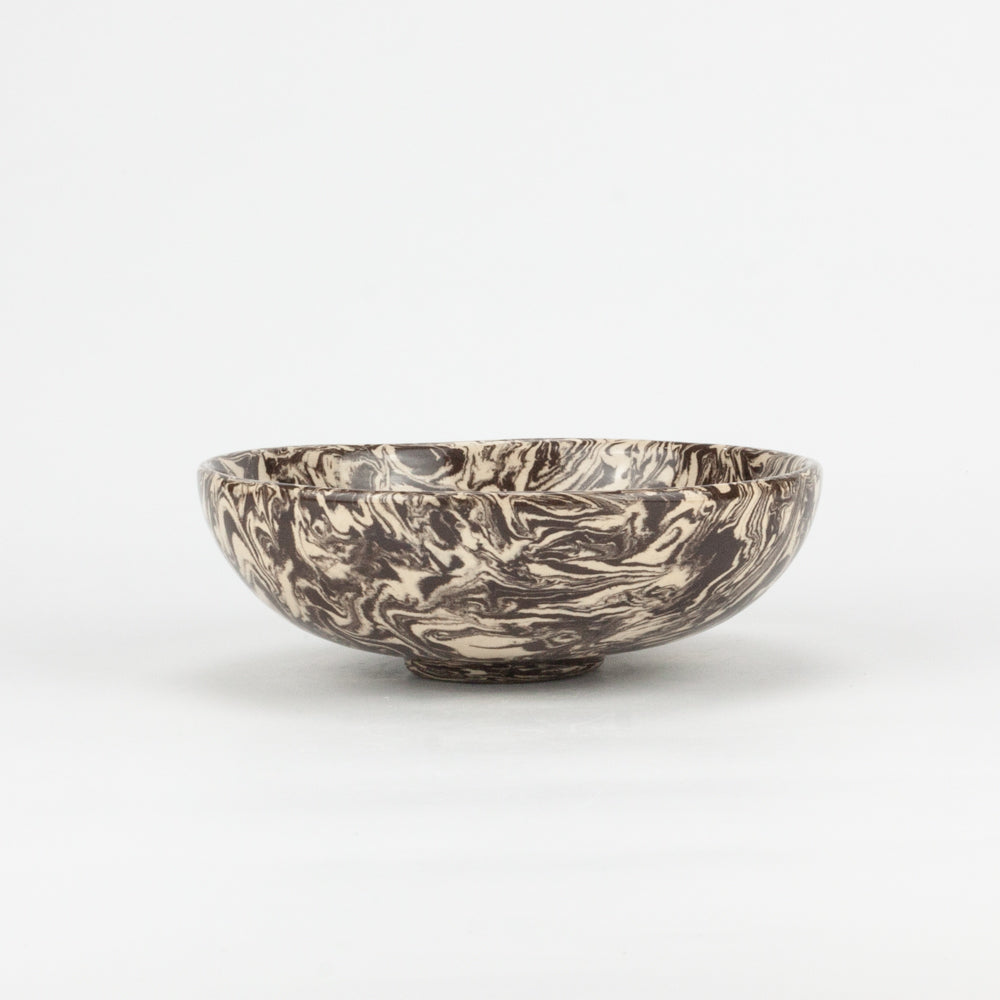 Brown & White Galaxy Small Bowl