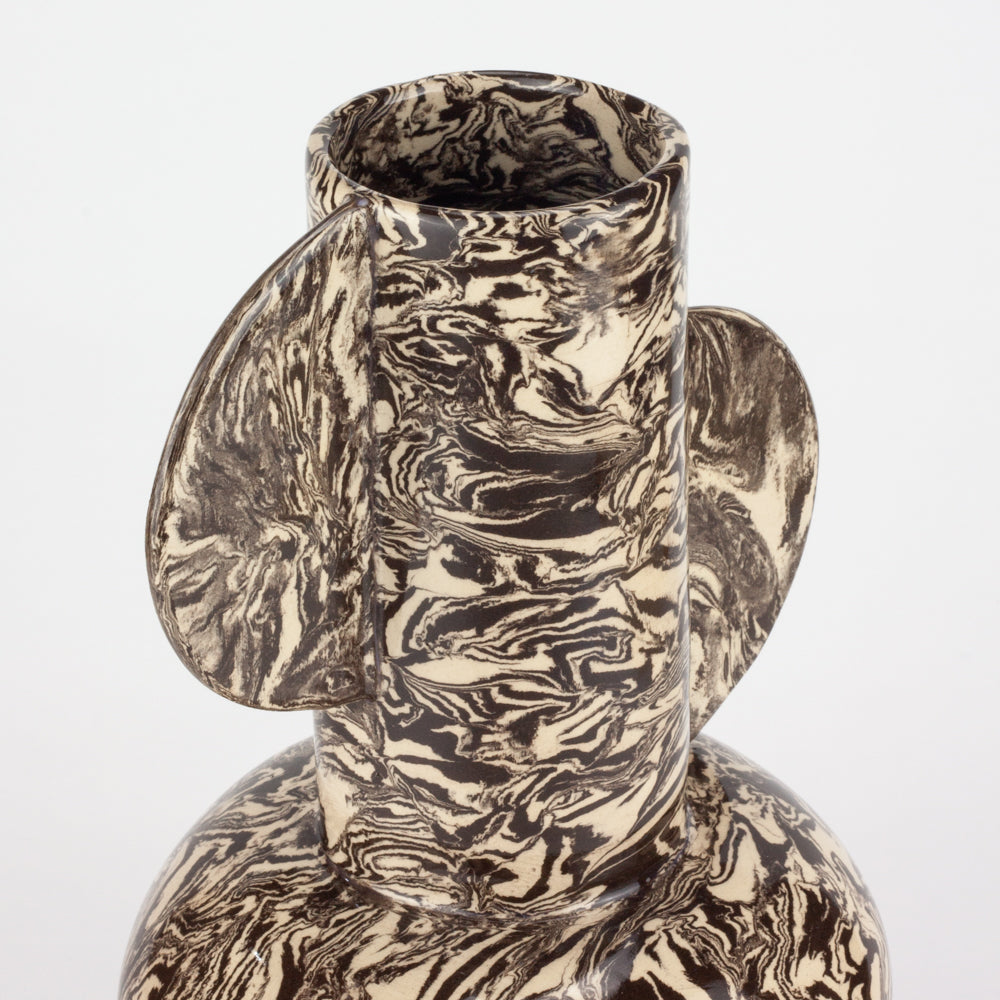 Brown & White Galaxy Profumo Vase