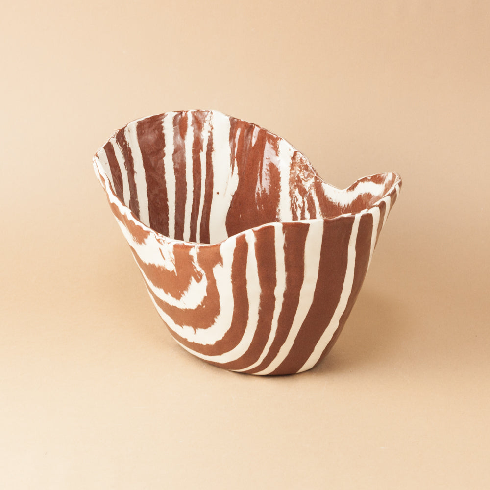 Terracotta & White Small Ice Bucket